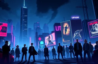 Films de crime dans la ville nocturne