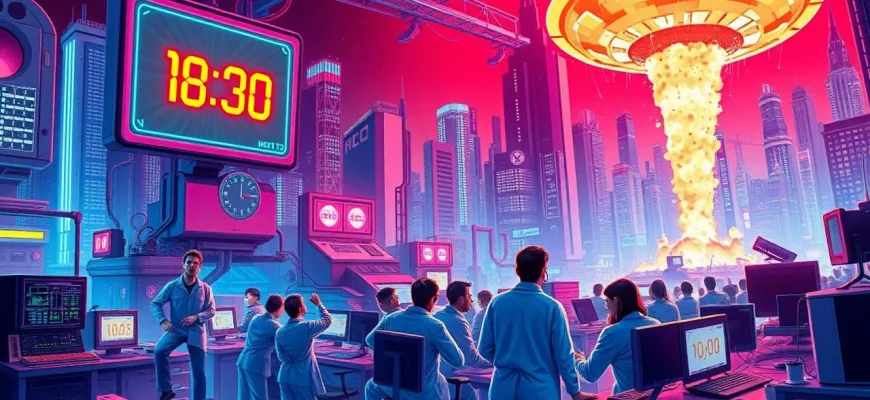 Films de catastrophe dans les centres d'essai