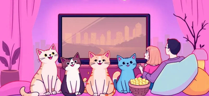 Films familiaux avec des chats parlants