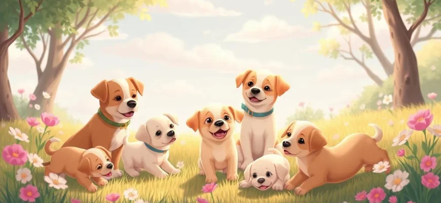 Films avec des chiots adorables