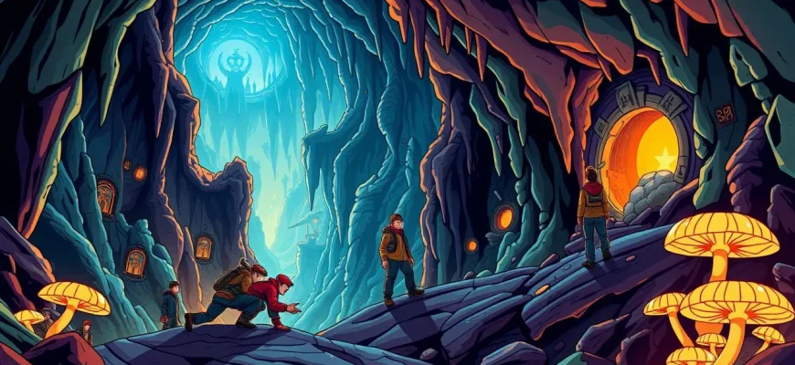 Films d'aventure dans les cavernes