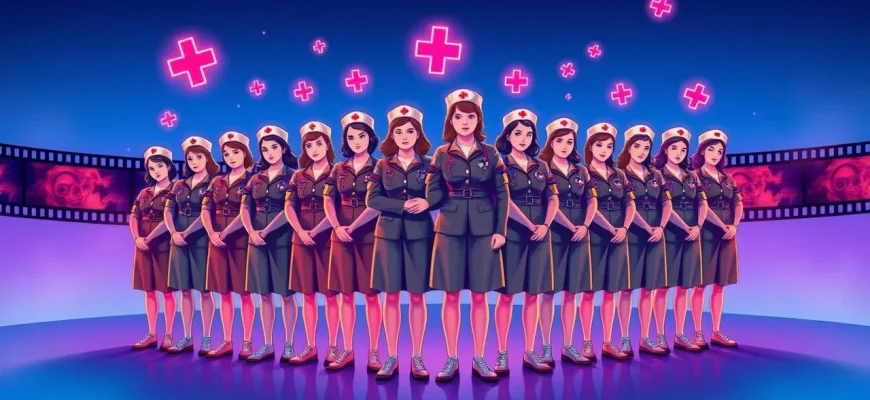 Films de guerre avec des infirmières