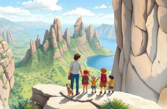 Films familiaux sur les rochers