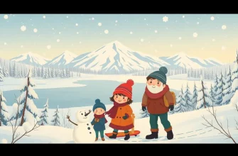 Films familiaux sur la tempête de neige