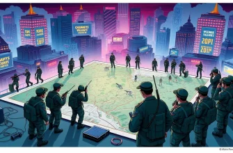 Films de guerre avec des cartes stratégiques