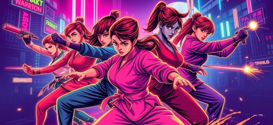 Films d'action avec des femmes combattantes