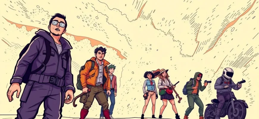 Films d'aventure dans les tempêtes de sable