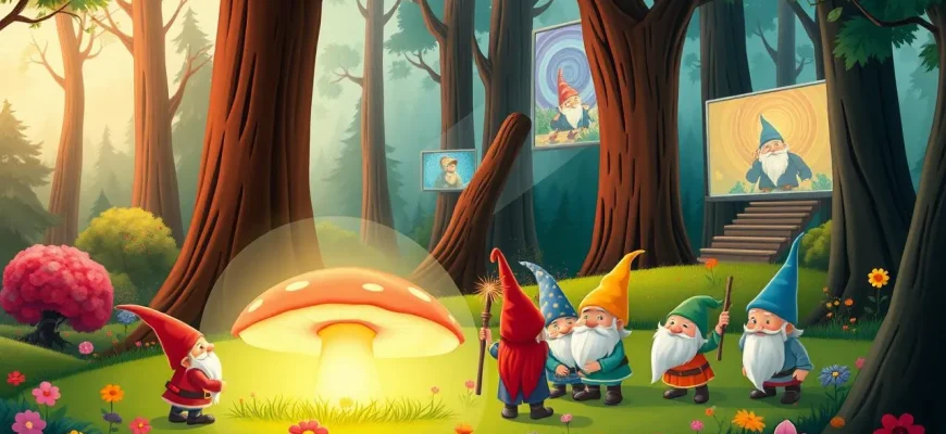Films de famille avec des gnomes