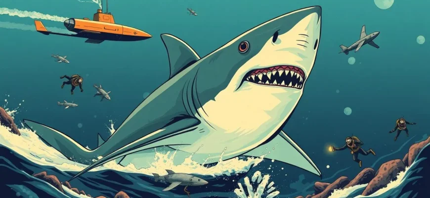 Films d'action avec des requins