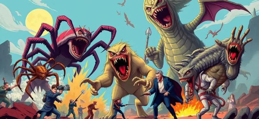 Top 10 des films d'action avec des monstres