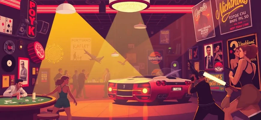 Films d'action dans les clubs nocturnes