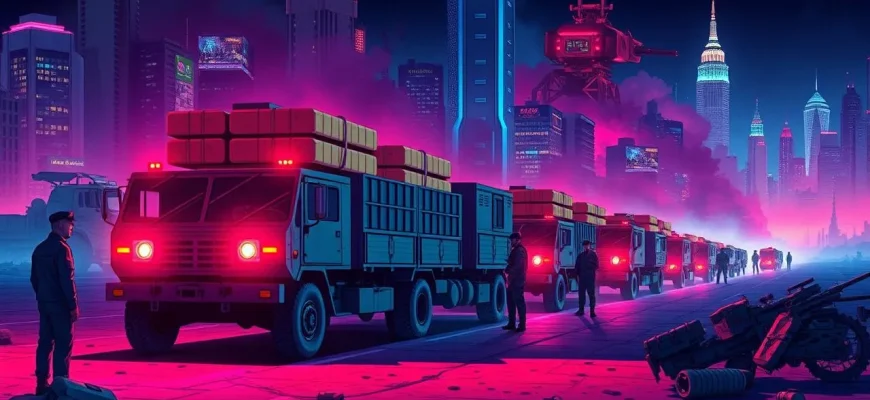 Films de guerre sur la livraison de munitions