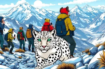 Films d'aventure à la recherche de la panthère des neiges