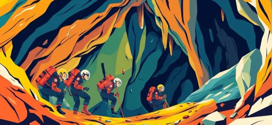 Films d'aventures de spéléologues et de sauveteurs en milieu souterrain