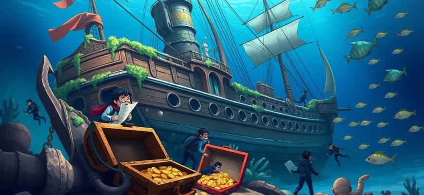 Films d'Aventure: La Chasse aux Navires Engloutis