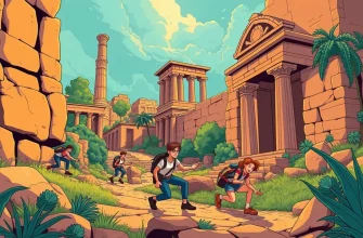 Films d'aventure dans les ruines anciennes