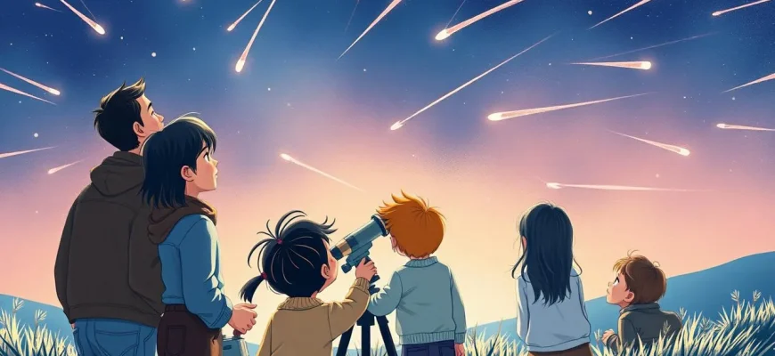 Films familiaux sur les pluies de météores