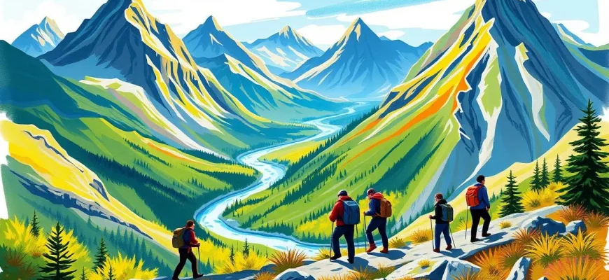 Films d'aventures dans les montagnes du Caucase