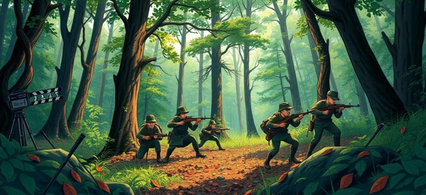 Films de guerre sur les partisans en forêt
