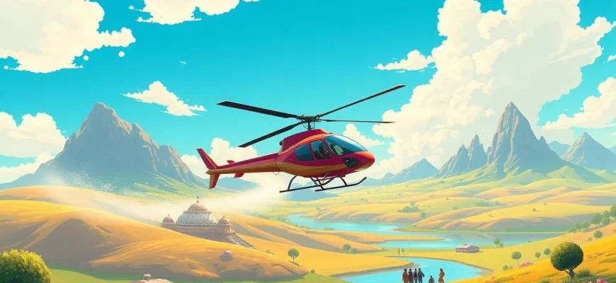 Films de fantaisie avec des hélicoptères