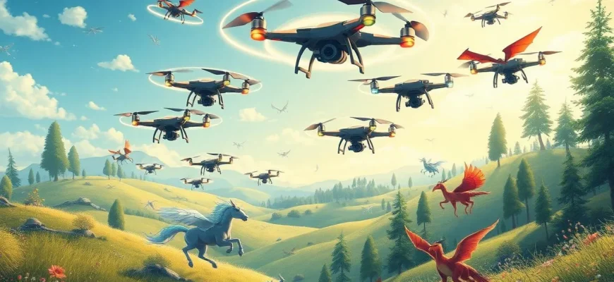 Films de fantasy avec des drones