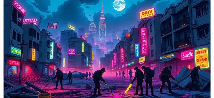 Films de guerre sur le déminage des villes