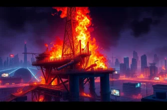 Films de catastrophe sur les gisements de pétrole