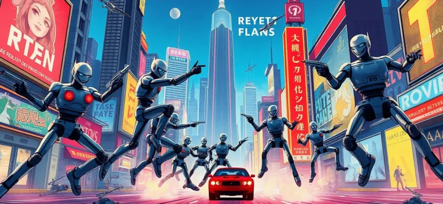 Films d'action avec des androïdes