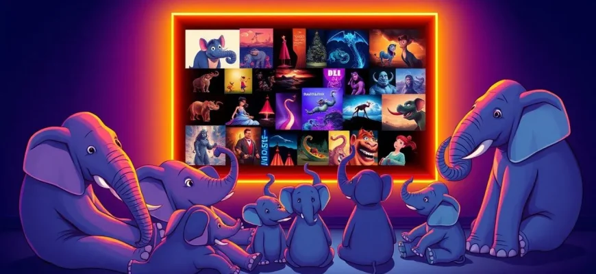 Films familiaux avec des éléphants