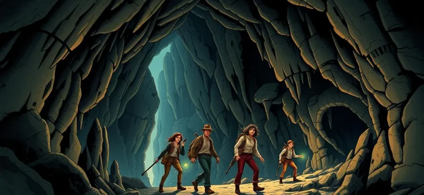 Films d'action dans des cavernes