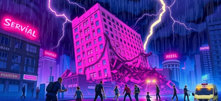 Films de catastrophe sur l'effondrement des bâtiments