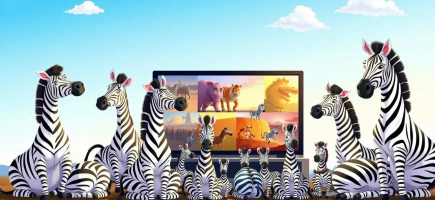 Films familiaux avec des zèbres