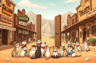 Films de western avec des chats : une aventure féline