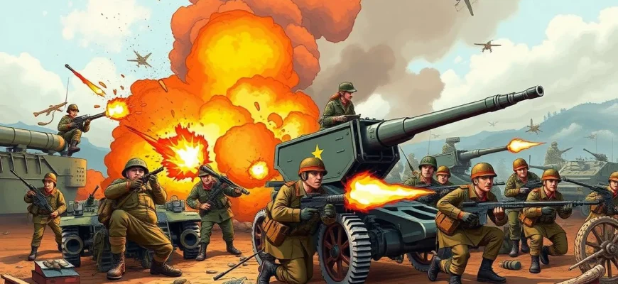 Films de guerre sur les brigades d'artillerie