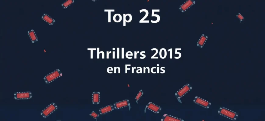 Les 25 Meilleurs Thrillers de 2015 en Français