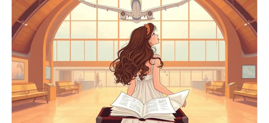 Films d'amour à l'aéroport