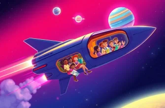 Films familiaux de voyage spatial