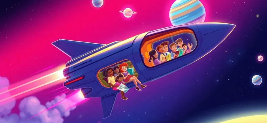 Films familiaux de voyage spatial