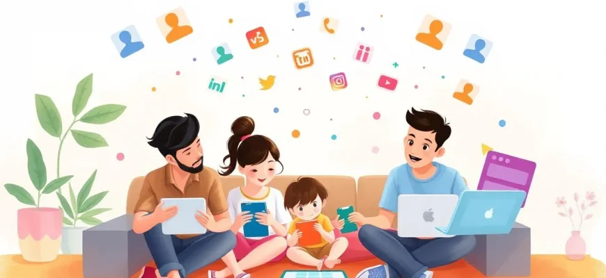 Films familiaux sur les réseaux sociaux