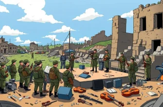 Films de guerre sur les concerts de front