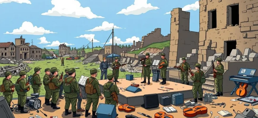 Films de guerre sur les concerts de front