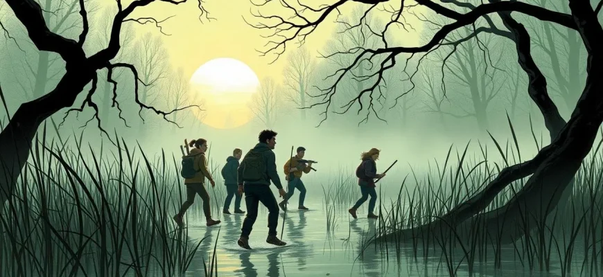 Films d'action dans les marais