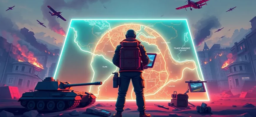 Films de guerre sur la cartographie militaire