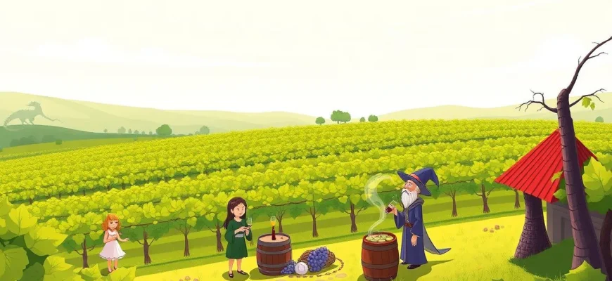 Films fantastiques sur les vignobles