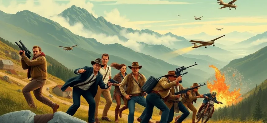 Films d'action avec des cascades