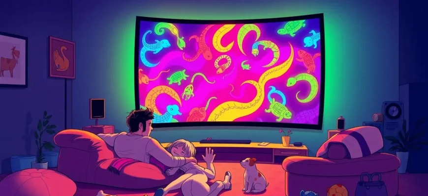 Films familiaux sur les reptiles