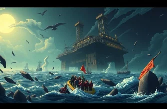 Films de catastrophe sur l'extraction pétrolière en mer