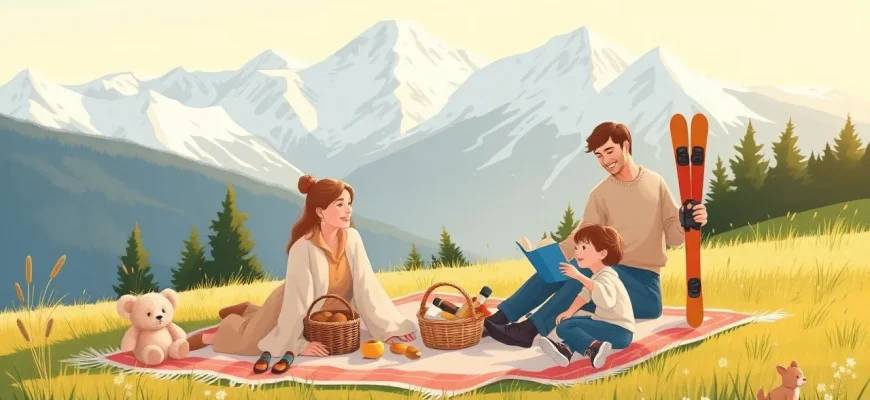 Films familiaux dans les Alpes