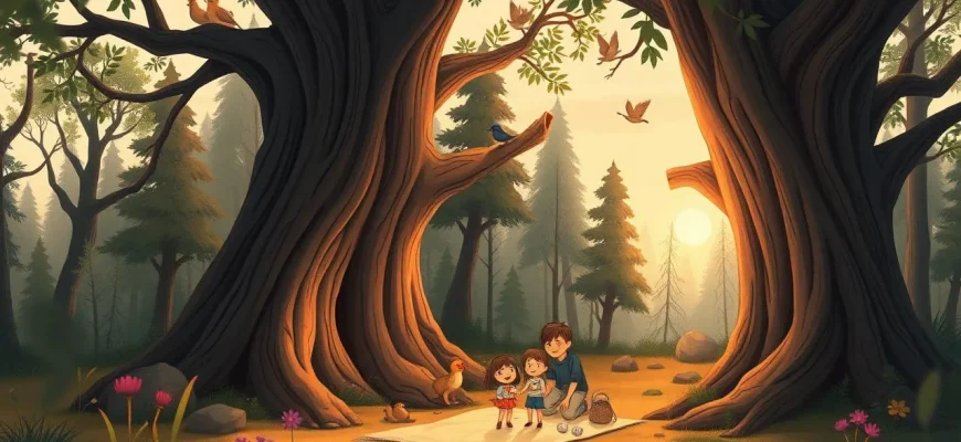 Films familiaux dans la forêt