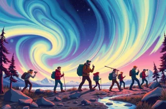 Films d'aventure sous l'aurore boréale